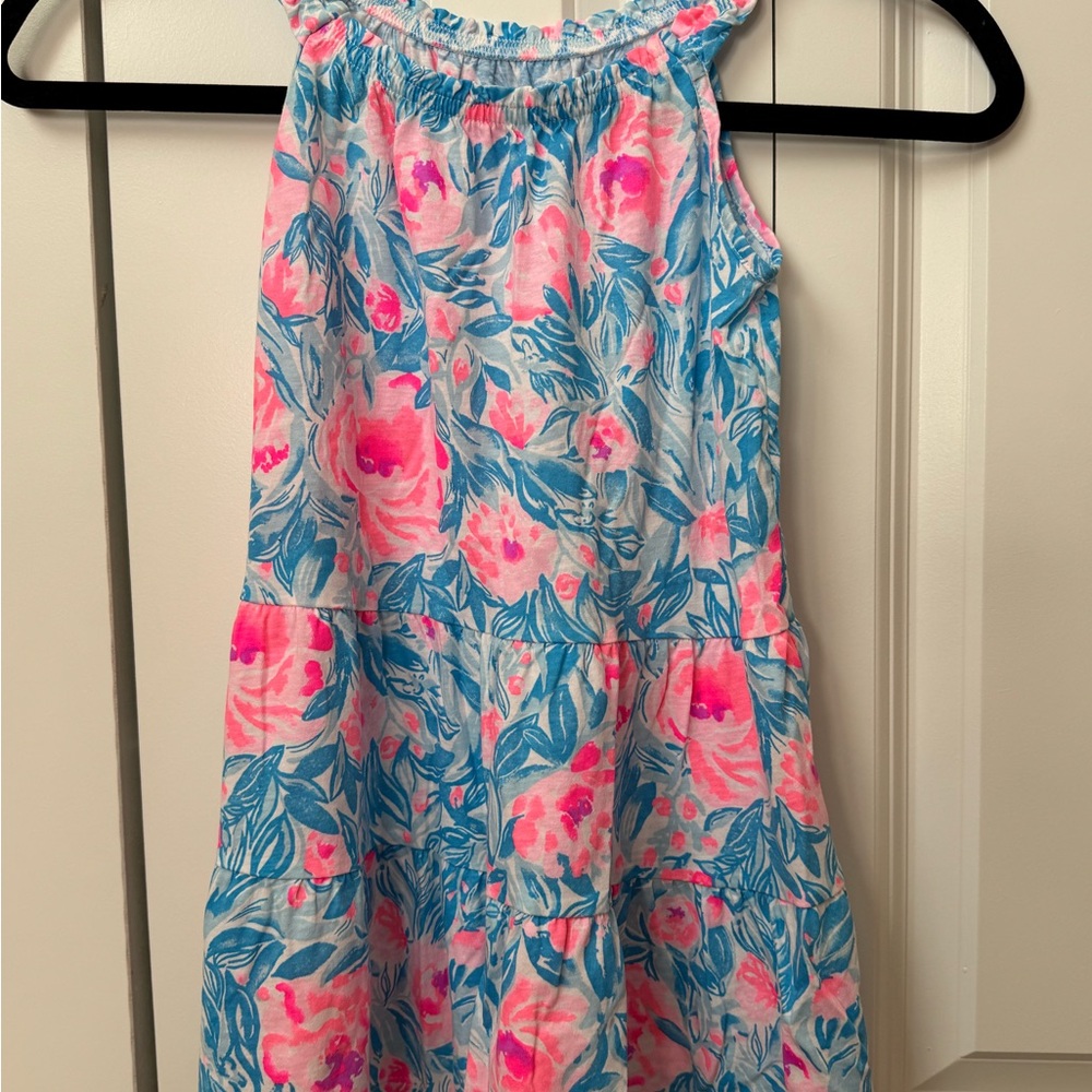 Lilly Pulitzer Pink and Blue Floral Dress